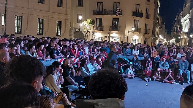 Trapani, torna il maxischermo per la finale della Shark
