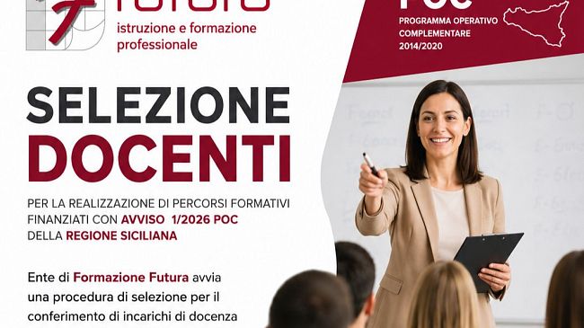 Mazara, Futura: 4 percorsi gratuiti e indennità di frequenza per l'inserimento lavorativo