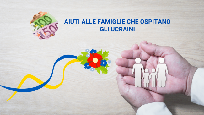 Fino a 30Euro al giorno di aiuti alle famiglie che ospitano profughi ucraini