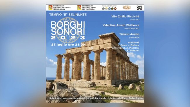 Parco archeologico di Selinunte. Dal 28 luglio apre fino a mezzanotte 
