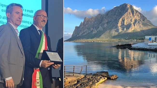 ​A Custonaci targa con menzione “Il mare più bello 2026”