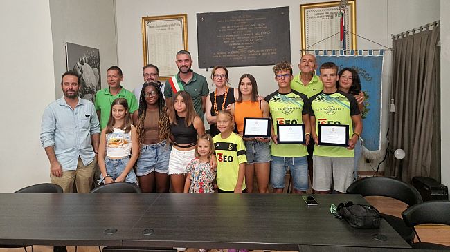 Paceco premia i suoi campioni di atletica leggera