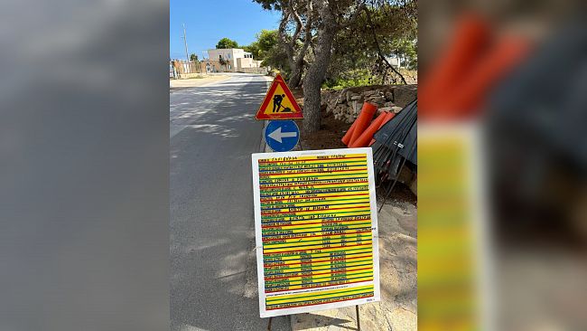 Favignana, Strada provinciale Tre Croci: al via i lavori per la realizzazione dell'impianto di pubblica illuminazione