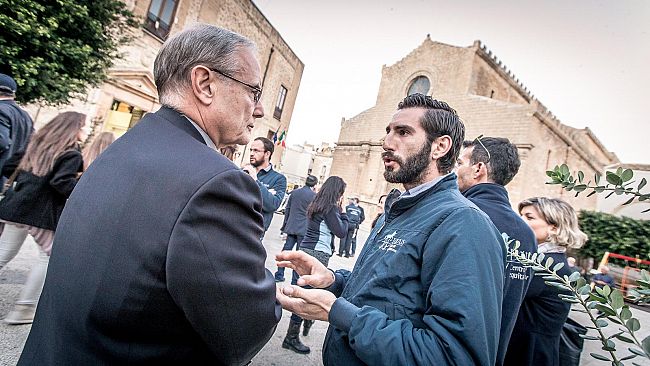 Castelvetrano, il Vescovo Mogavero incontra il giovane Giuseppe Cimarosa: «Non bisogna lasciarlo solo»