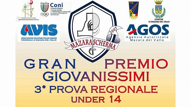 Gran premio giovanissimi regionali di scherma. Al palazzetto dello sport il 2 e il 3 Aprile