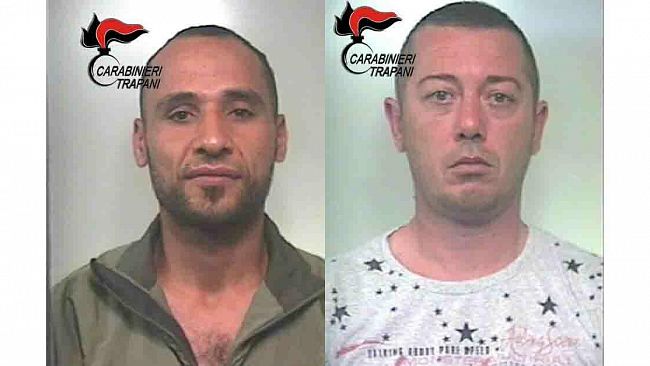 Mazara, Carabinieri arrestano due individui, un italiano ed un egiziano