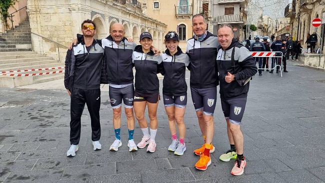 Mazara, gli atleti del team F. Ingargiola presenti alla maratonina di Marsala e a quella di Melilli