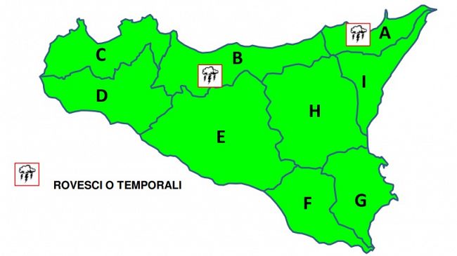 Rientra lo stato di allerta in Sicilia ma resta il rischio meteo-idrogeologico