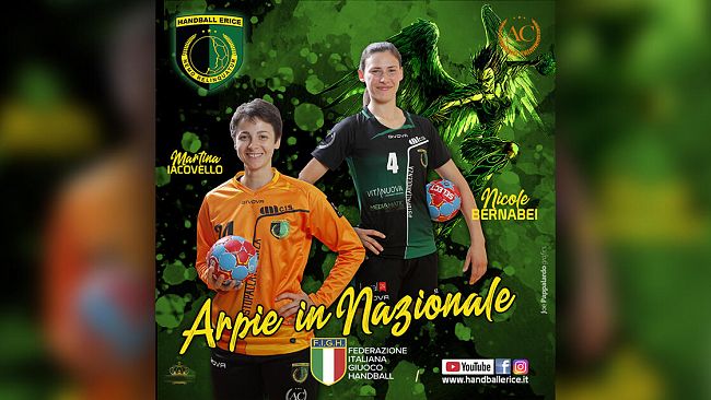 Handball Erice, Due Arpie volano in nazionale