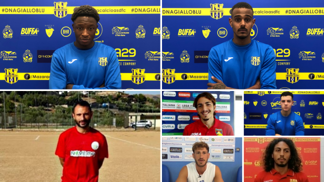 Il Mazara chiude il calciomercato con sette nuovi arrivi