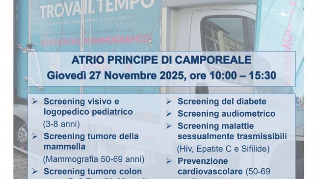 Salute e prevenzione, l'open day dell'Asp fa tappa a Camporeale