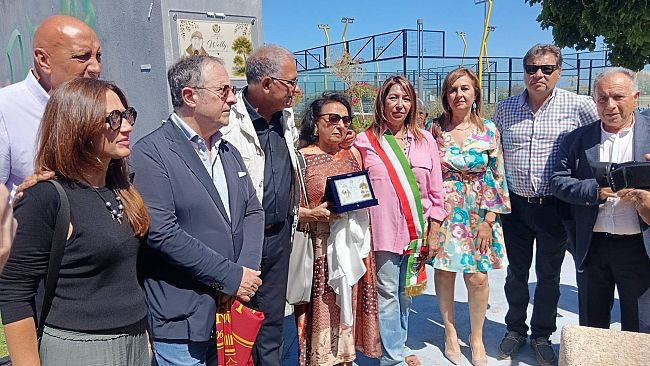 ​Erice, intitolata a Wolly Cammareri un’area verde del Giardino dello Sport