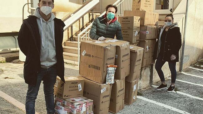 Trapani, donati migliaia di dispositivi di protezione all’ospedale Sant’Antonio