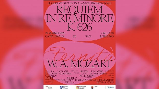 Requiem di Mozart per la città: il Luglio Musicale Trapanese apre la 78ª stagione con un dono per la Settimana Santa
