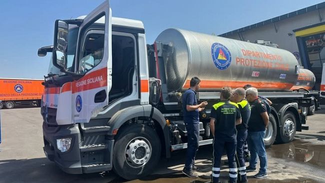 Emergenza idrica nel territorio trapanese, arrivano le autobotti