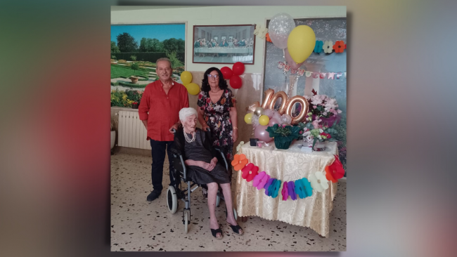 Erice, festeggiati i 100 anni dell’ostetrica Vita Colletti in Licari