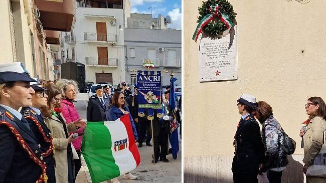 ​Mazara, 80° anniversario della Liberazione: omaggio alla lapide del partigiano Vincenzo Modica e al monumento ai Caduti