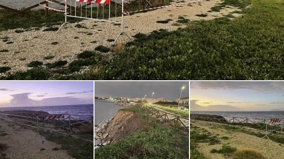 Allerta sul Lungomare Boeo: segnalato pericolo di cedimento, interdetta l’area vicino alla pista di skate