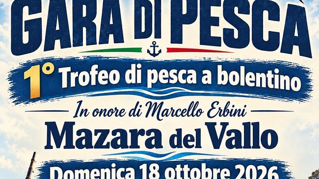 Pesca e solidarietà: a Mazara il primo Trofeo a bolentino in onore di Marcello Erbini