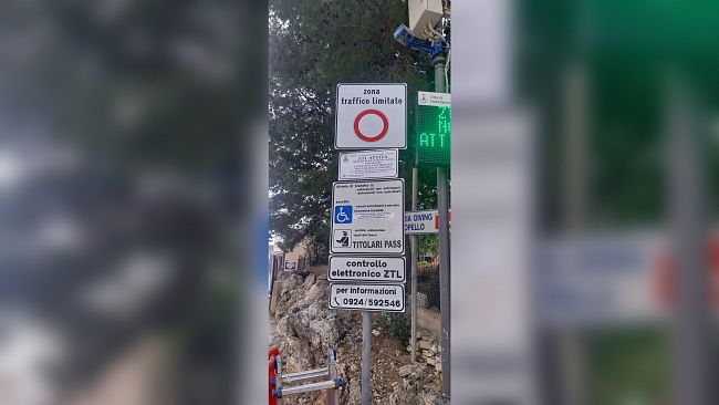 Ztl attiva nel borgo di Scopello a Castellammare del Golfo