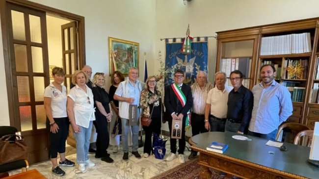 Menfi, l'Amministrazione accoglie una delegazione del Lions Club di Arena e Taggia (Liguria)
