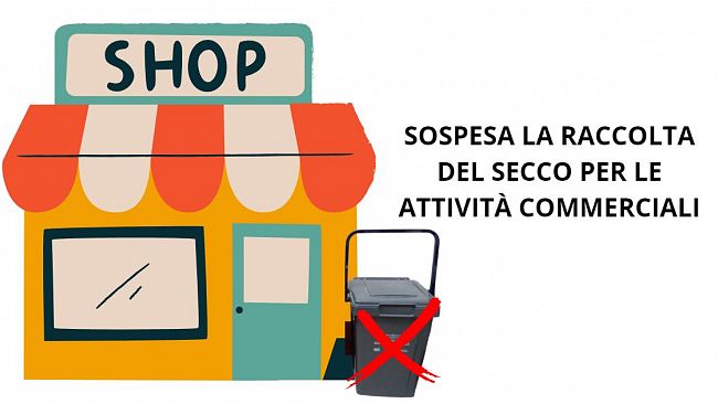 Marsala, sospesa la raccolta secco per le attività commerciali