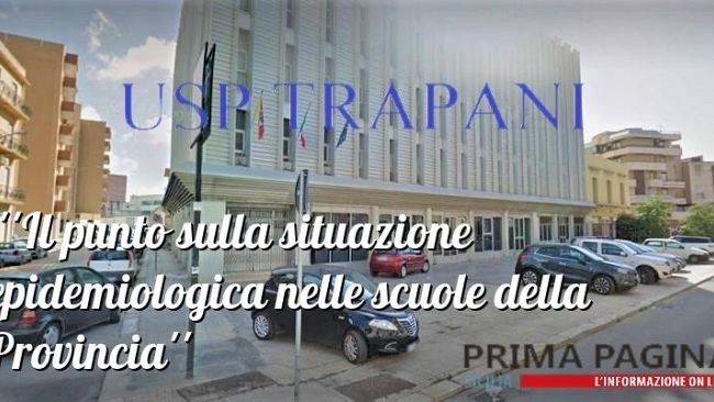 USP Trapani fa il punto su situazione epidemiologica in scuole della provincia