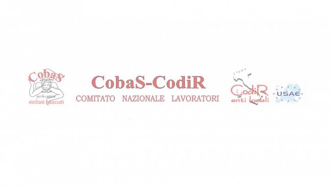 Cobas/Codir, Sadirs e Ugl sollecitano ARAN e governo regionale per la sottoscrizione definitiva del  Contratto di lavoro 2016/2018  dei dipendenti regionali