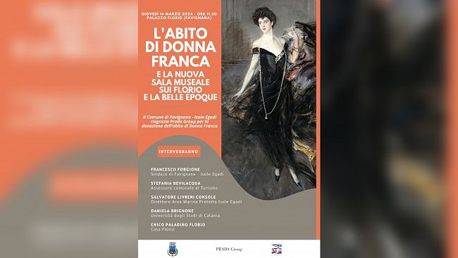 Il Comune di Favignana celebra l'eleganza e lo sfarzo di Donna Franca Florio con un'esposizione permanente