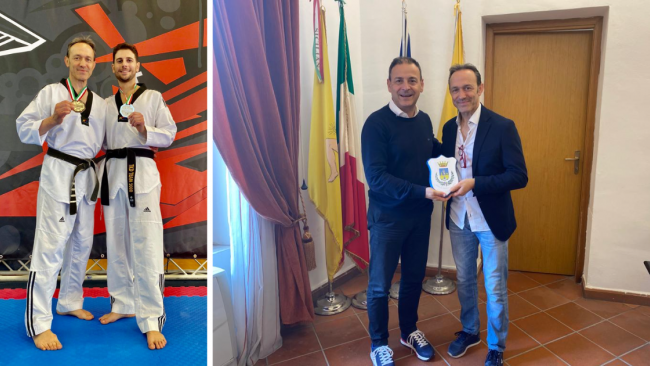 Incontro in Comune con il vicecampione Italiano master di Taekwondo Vito Marino