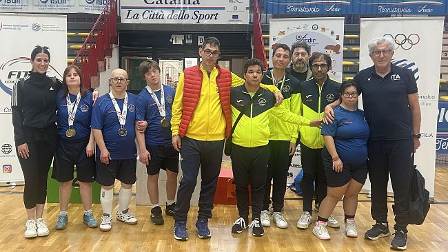 Ping pong, ragazzi dell’ASD Paralimpica Mimì Rodolico si laureano Campioni d’Italia 2026 per la sesta volta in 7 anni