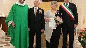 Mazara, 50° anniversario di nozze per i coniugi Parrino