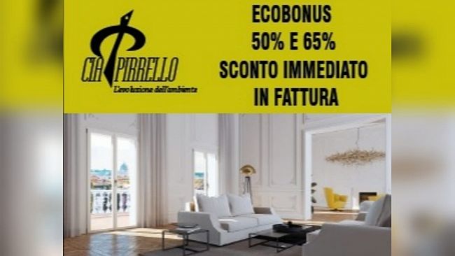 Cia Pirrello s.r.l. Ecobonus 50% e 65%. Ecco i dettagli