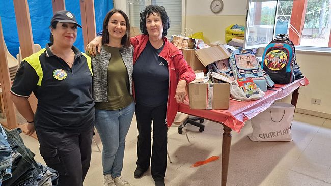 Ancos Trapani dona materiale scolastico alle famiglie di Misiliscemi 