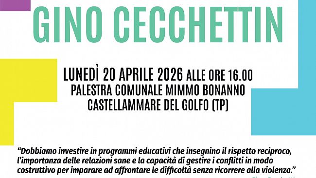 Gino Cecchetin a Castellammare: il papà di Giulia a tu per tu con gli studenti del Pitrè