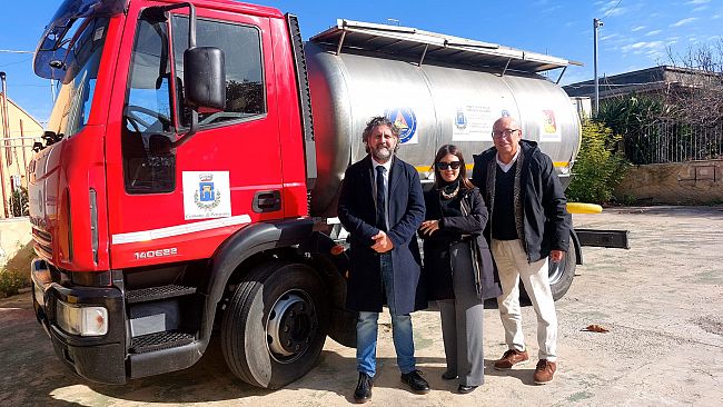 Finanziato dalla Protezione Civile l'acquisto di un'autobotte per il comune di Petrosino