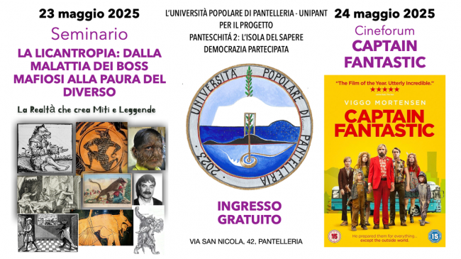 Pantelleria: ecco gli ultimi appuntamenti di maggio del progetto 
