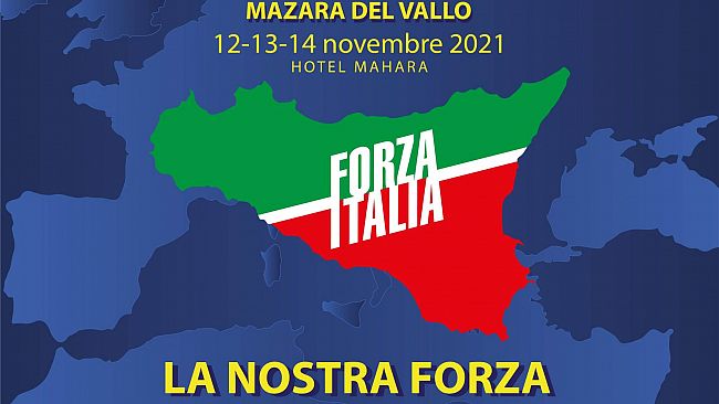 Convention di Forza Italia a Mazara del Vallo il 12,13 e 14 novembre