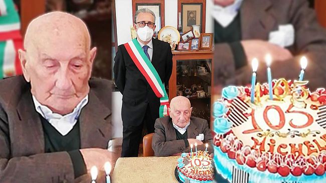 Nonnino ultracentenario a Marsala: ieri ha compiuto 105 anni