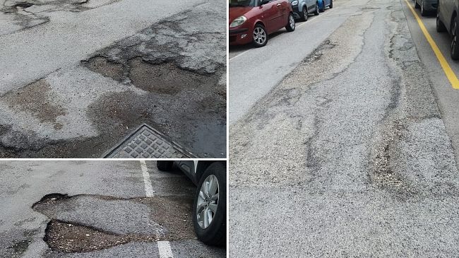 ​Trapani. Buche e asfalto malridotto tra le vie Errante e Scudaniglio