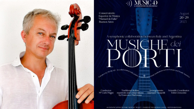 Dalla Sicilia all'Argentina, il mazarese Fabio Crescente coordinatore del progetto MUSIC4D