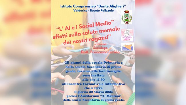 Intelligenza Artificiale e Social Media: incontro formativo a Buseto Palizzolo