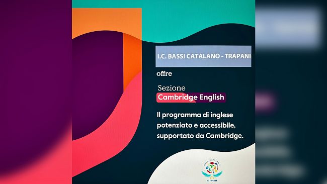 Trapani. Scuola e internazionalizzazione: alla Bassi Catalano nasce la sezione Cambridge English