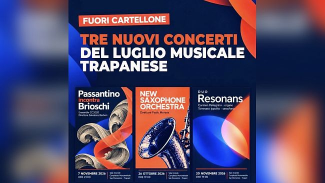 Trapani, tre concerti al San Domenico: il sassofono come filo rosso 