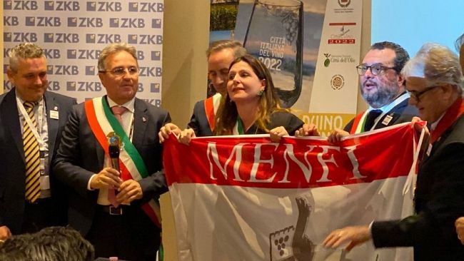 Menfi nuova Città Italiana del Vino per il 2023