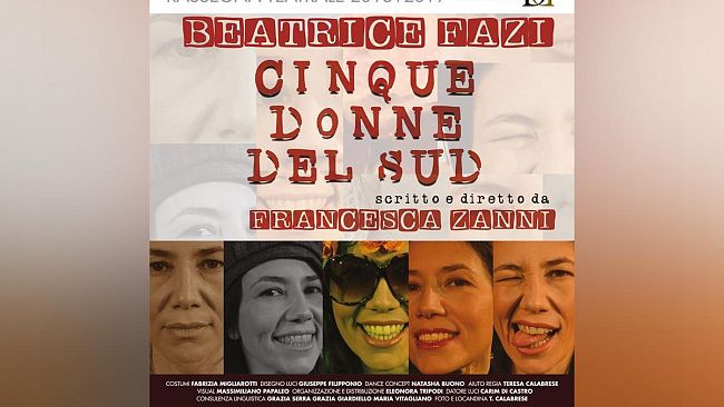 Cinque donne del sud, Beatrice Fazi al Teatro Don Bosco di Trapani