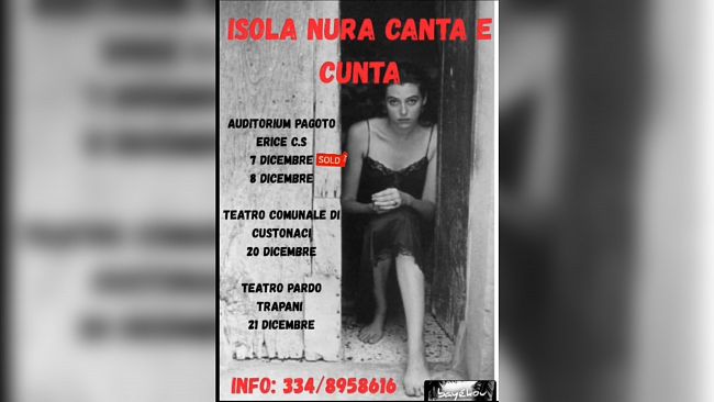 ​Va in scena lo spettacolo “Isola nura canta e cunta” dedicato a sei siciliane eccellenti