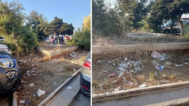 ​Trapani, incuria di fronte al lido: da un lato il mare, dall'altro il degrado