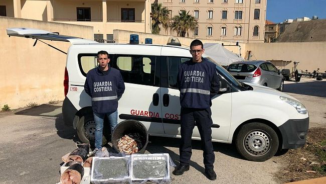 La Guardia Costiera sequestra 341 kg di prodotti ittici