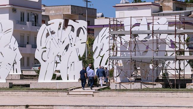 Gibellina, nel centenario della nascita di Consagra si restaura “La città di Tebe”